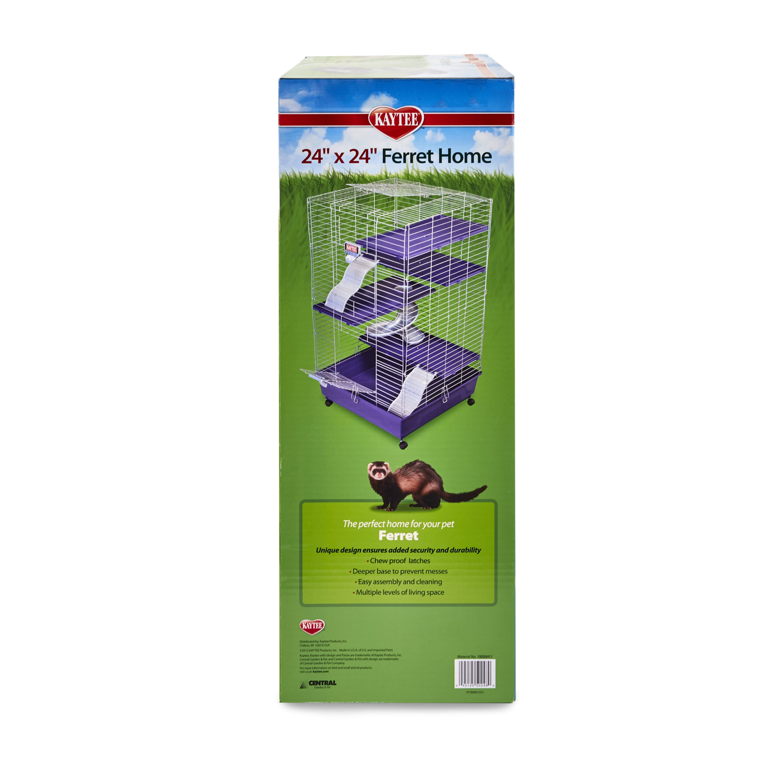 Kaytee My First Home 24 X 24 Multi Level Ferret With Casters - Image 4