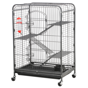 37'' Metal Ferret and Small Animal Cage - Black