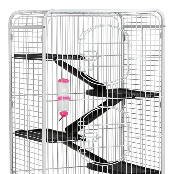 52" 6 Level Indoor Ferret and Small Animal Cage, White - Image 2