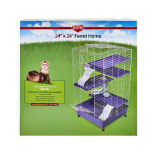 Kaytee My First Home 24 X 24 Multi Level Ferret With Casters